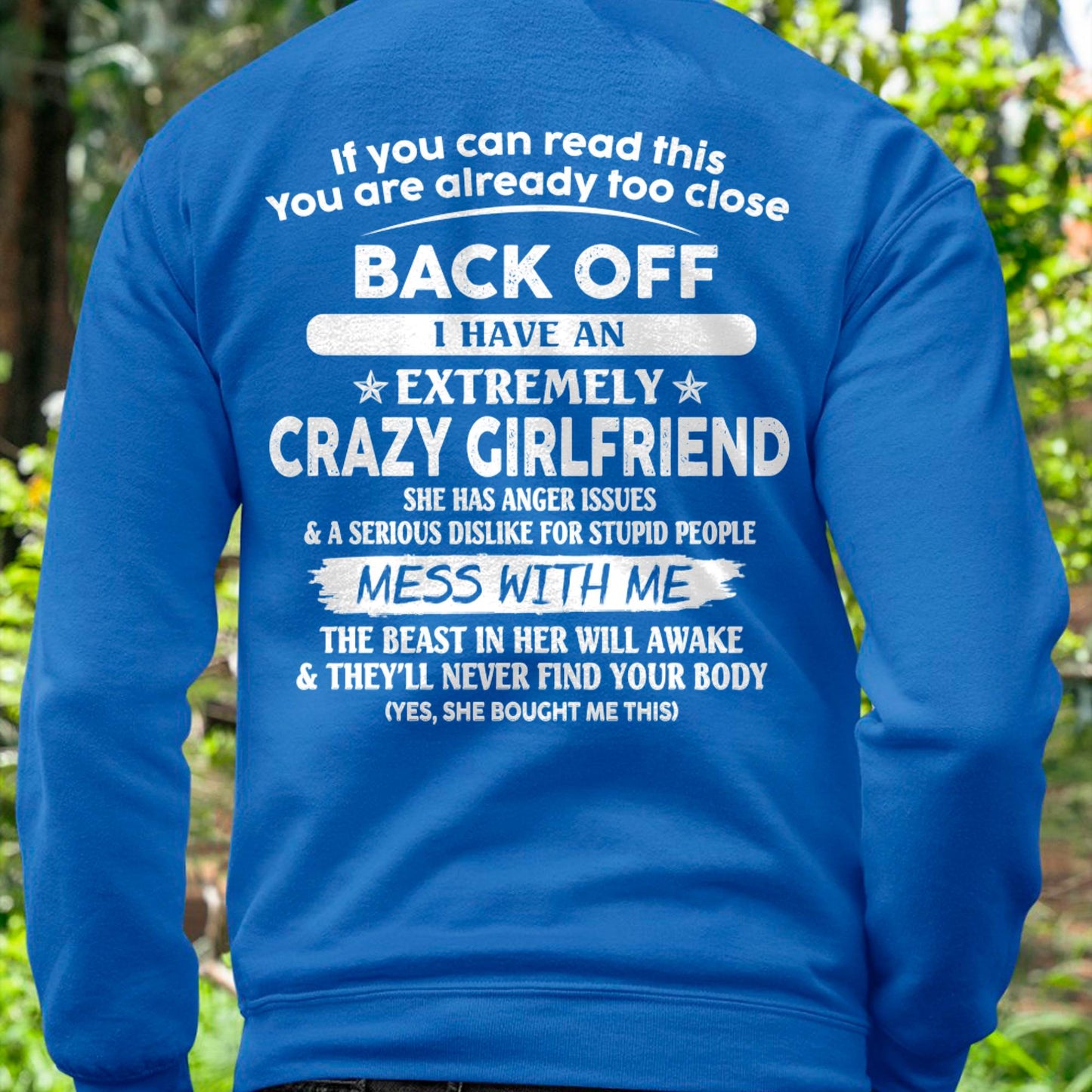 If You Can Read This You Are Already Too Close - Gift For Your Boyfriend, Husband From Wife - TLEE00 (SKU07-175-00)