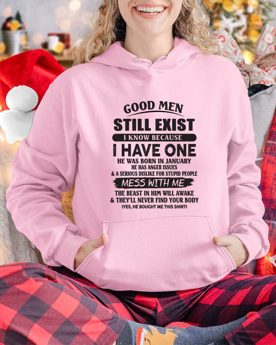 January - Good Men Still Exist I Know Because I Have One - Gift From Husband - TLEE01 (SKU07-167-01)