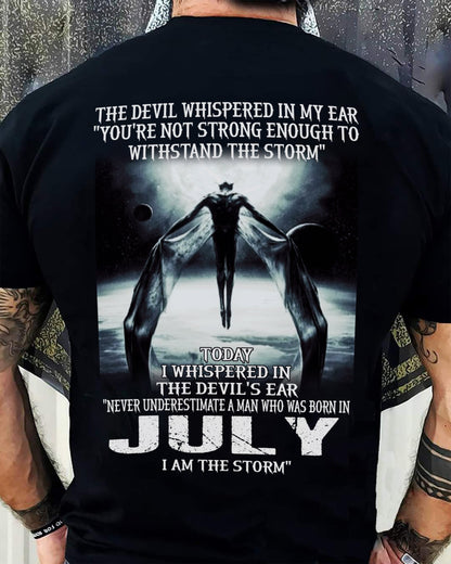 JULY - THE DEVIL WHISPERED IN MY EAR - T-SHIRT FOR MAN - TLEE07 (SKU08-35-07)