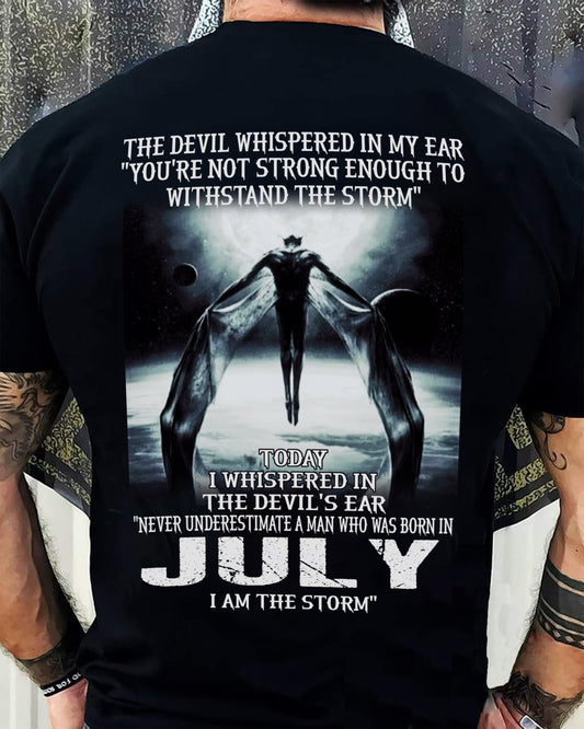 JULY - THE DEVIL WHISPERED IN MY EAR - T-SHIRT FOR MAN - TLEE07 (SKU08-35-07)