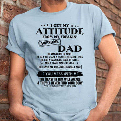 April - Gift For Son and Daughter From Dad - TLEE04 - (SKU-TDADC-04)