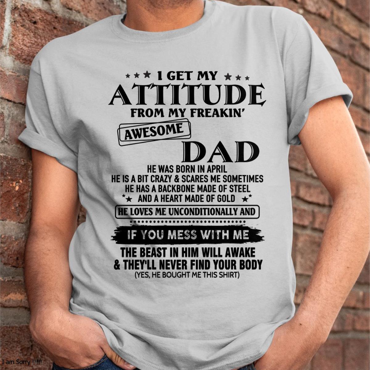April - Gift For Son and Daughter From Dad - TLEE04 - (SKU-TDADC-04)