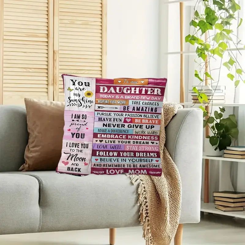 To My Daughter – A Special Gift from Mom - Pillow