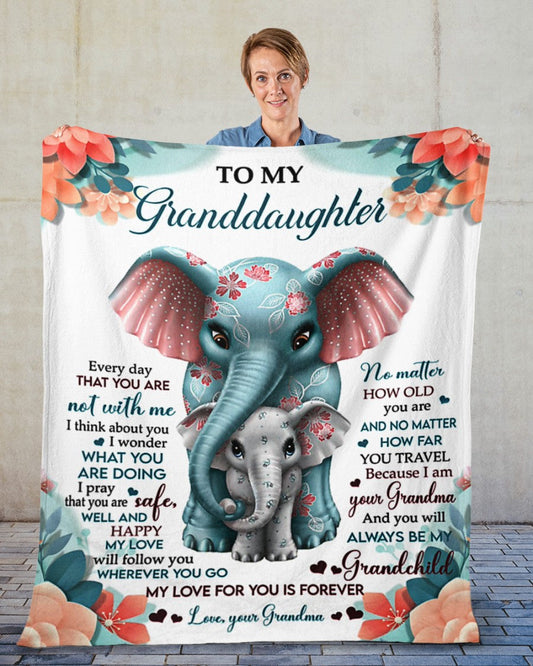 Special gift for your granddaughter blanket - from grandma