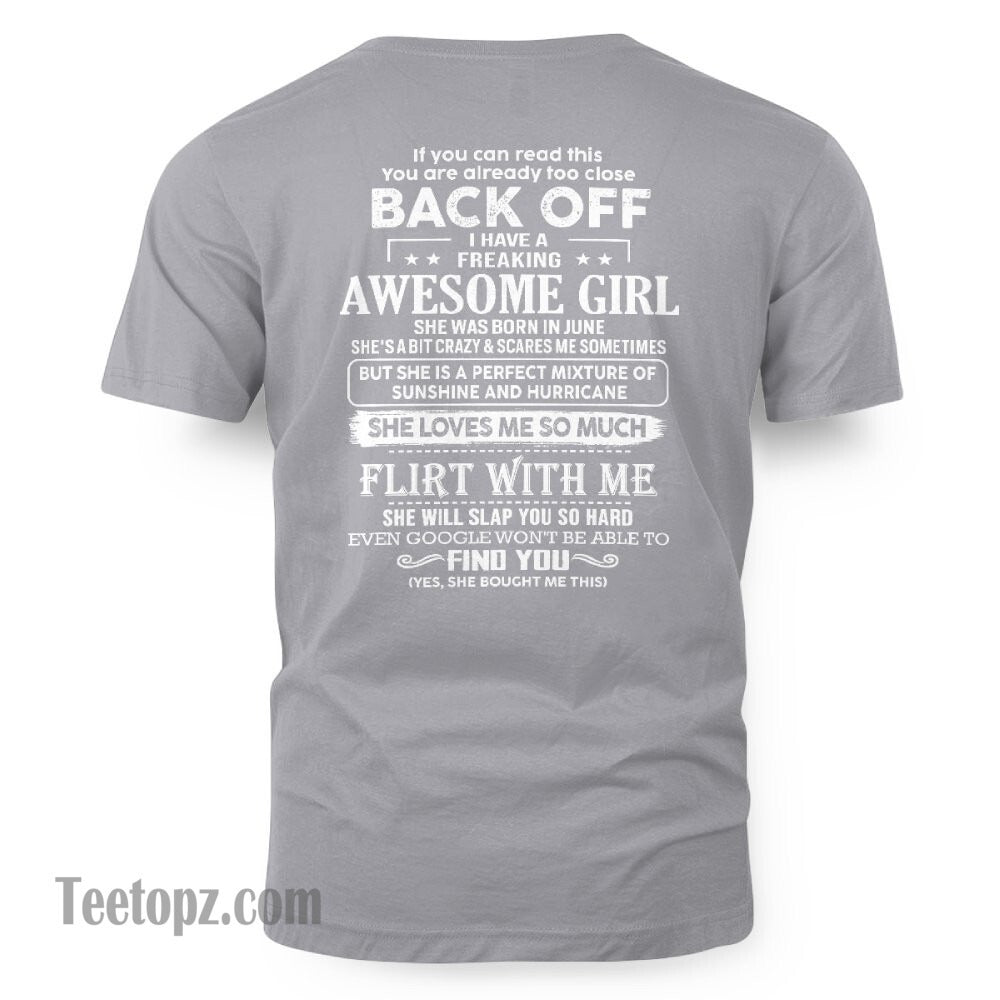June – Awesome Girlfriend Born In June – Special gift for your Boyfriend – From Wife TLEE06 (SKU06-17-06)
