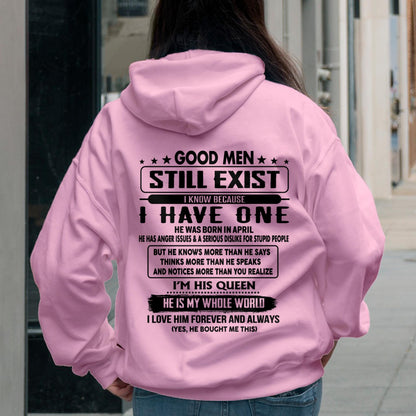 April - Good men Still Exist - gift for your girlfriend, wife from Husband - TLEE04 (SKU-GMSAU-04)