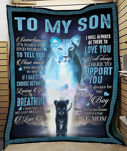 Special Gift For Your Son Blanket - From Mom (SKUB06-84) FULL