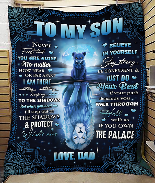 Special Gift For Your Son Blanket - From Dad (SKUB11-151)