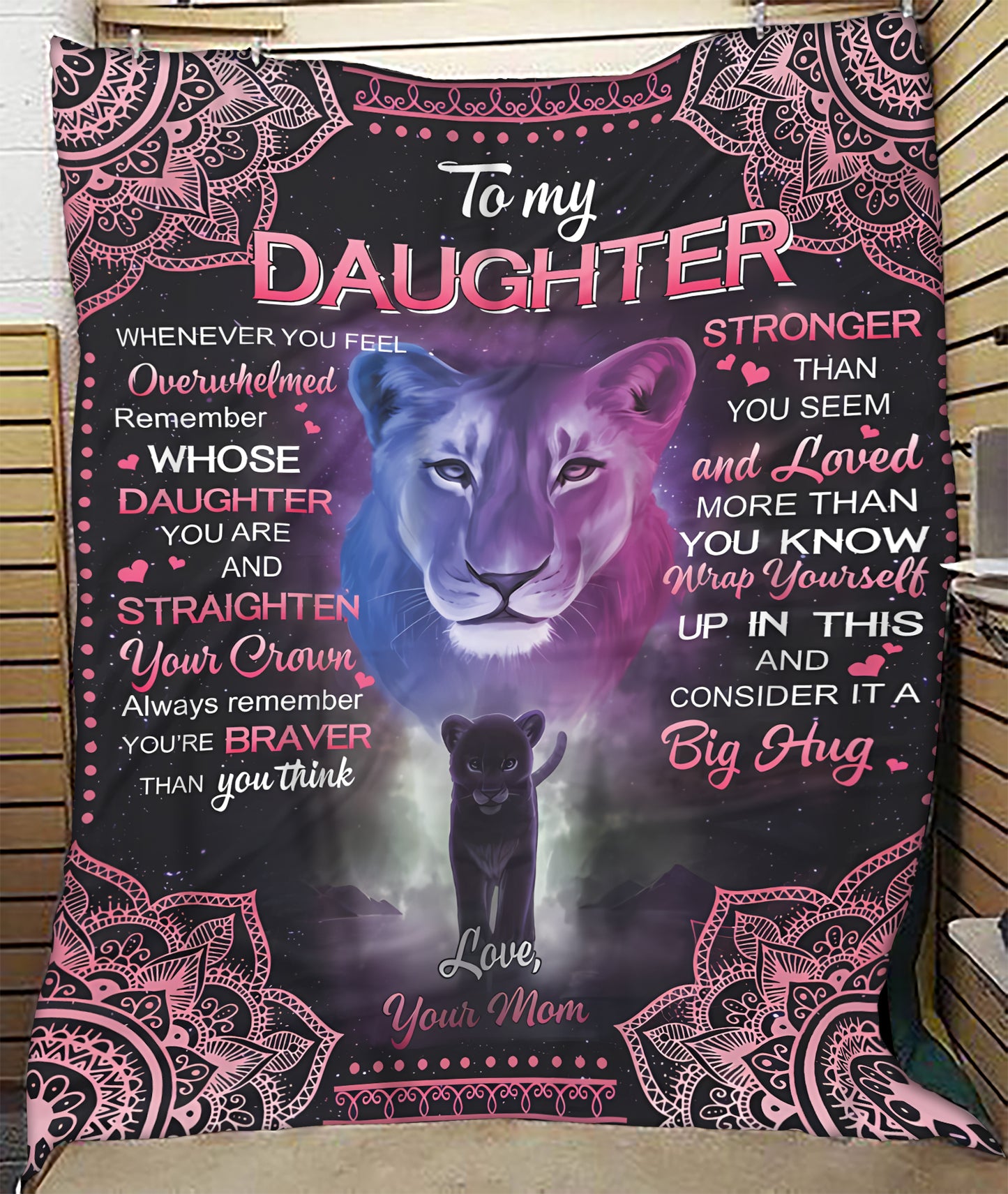 Special Gift For Your Daughter Blanket - From Mom (SKUB11-04) FULL