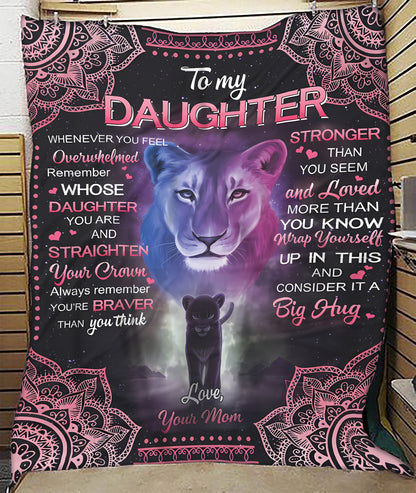 Special Gift For Your Daughter Blanket - From Mom (SKUB11-04) FULL