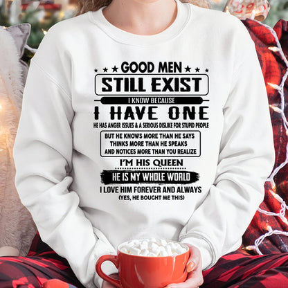 Good men Still Exist - gift for your girlfriend, wife from Husband - TLEE00 (SKU-GM-00)