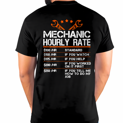 Mechanic Hourly Rate - Gift For Mechanic - TLEE (SKUM08-D01)