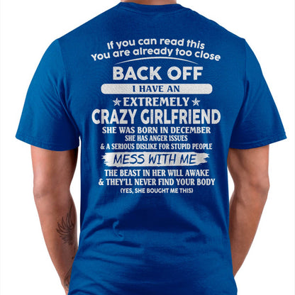 December - If You Can Read This You Are Already Too Close - Gift For Your Boyfriend, Husband From Wife - TLEE12 (SKU07-175-12)