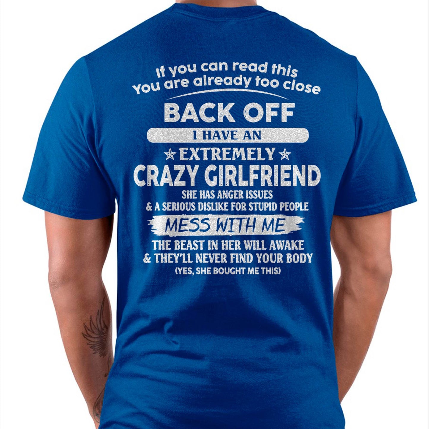 If You Can Read This You Are Already Too Close - Gift For Your Boyfriend, Husband From Wife - TLEE00 (SKU07-175-00)