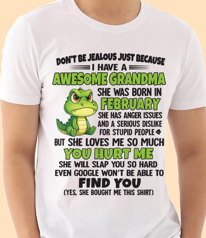 FEBRUARY - DON'T BE JEALOUS JUST BECAUSE I HAVE A AWESOME GRANDMA - FROM GRANDMA - TLEE02 (SKU09-116-02)