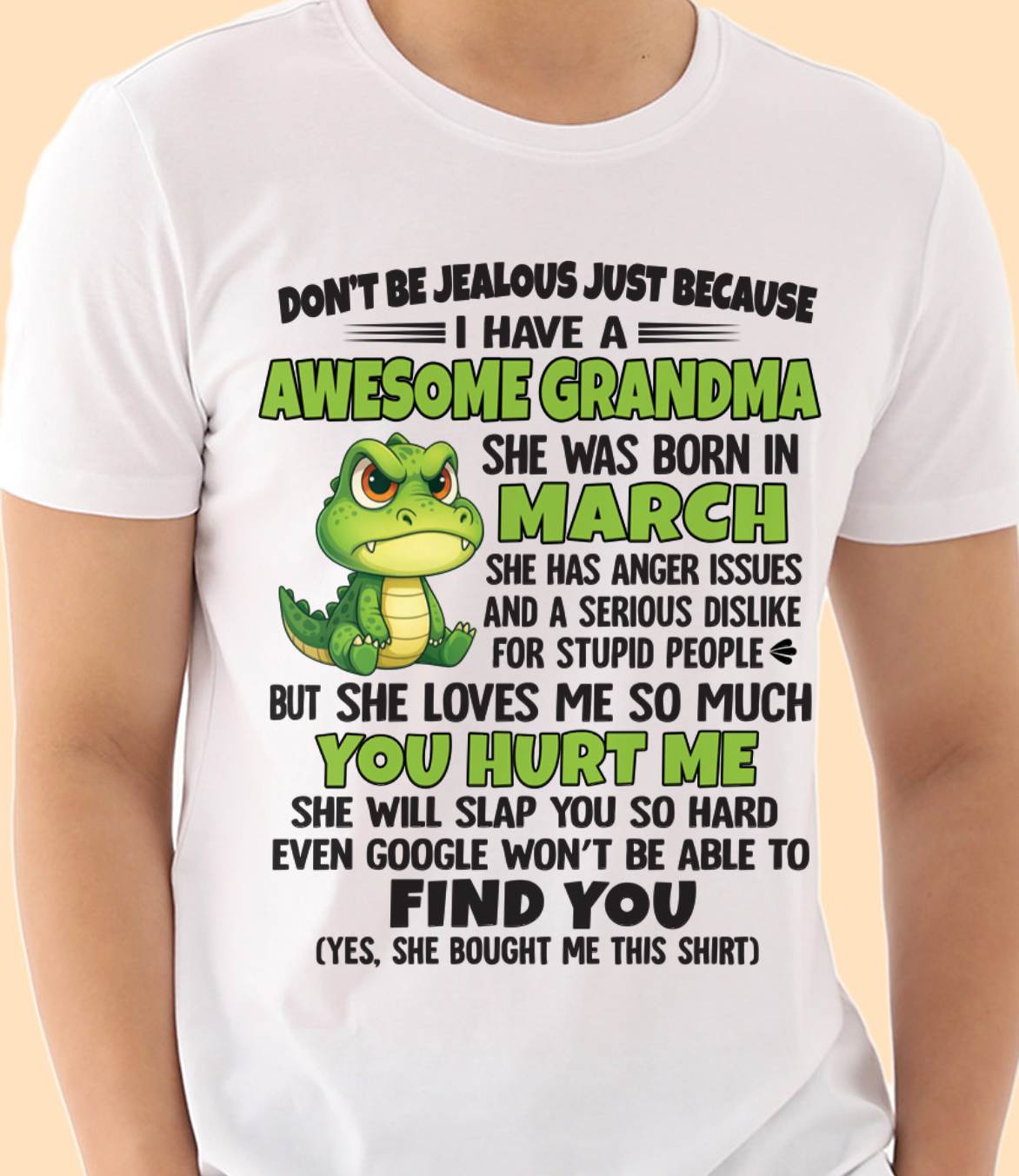 MARCH - DON'T BE JEALOUS JUST BECAUSE I HAVE A AWESOME GRANDMA - FROM GRANDMA - TLEE03 (SKU09-116-03)