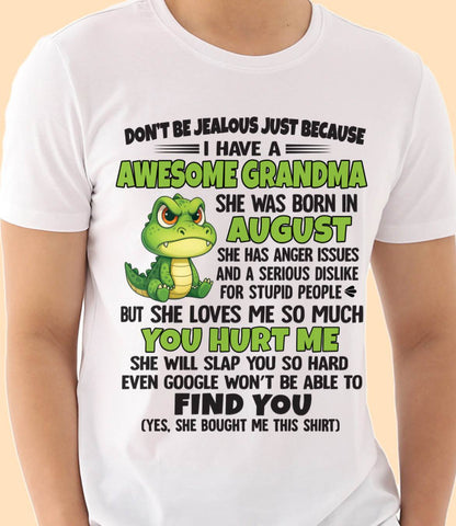 AUGUST - DON'T BE JEALOUS JUST BECAUSE I HAVE A AWESOME GRANDMA - FROM GRANDMA - TLEE08 (SKU09-116-08)