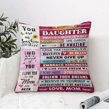 To My Daughter – A Special Gift from Mom - Pillow