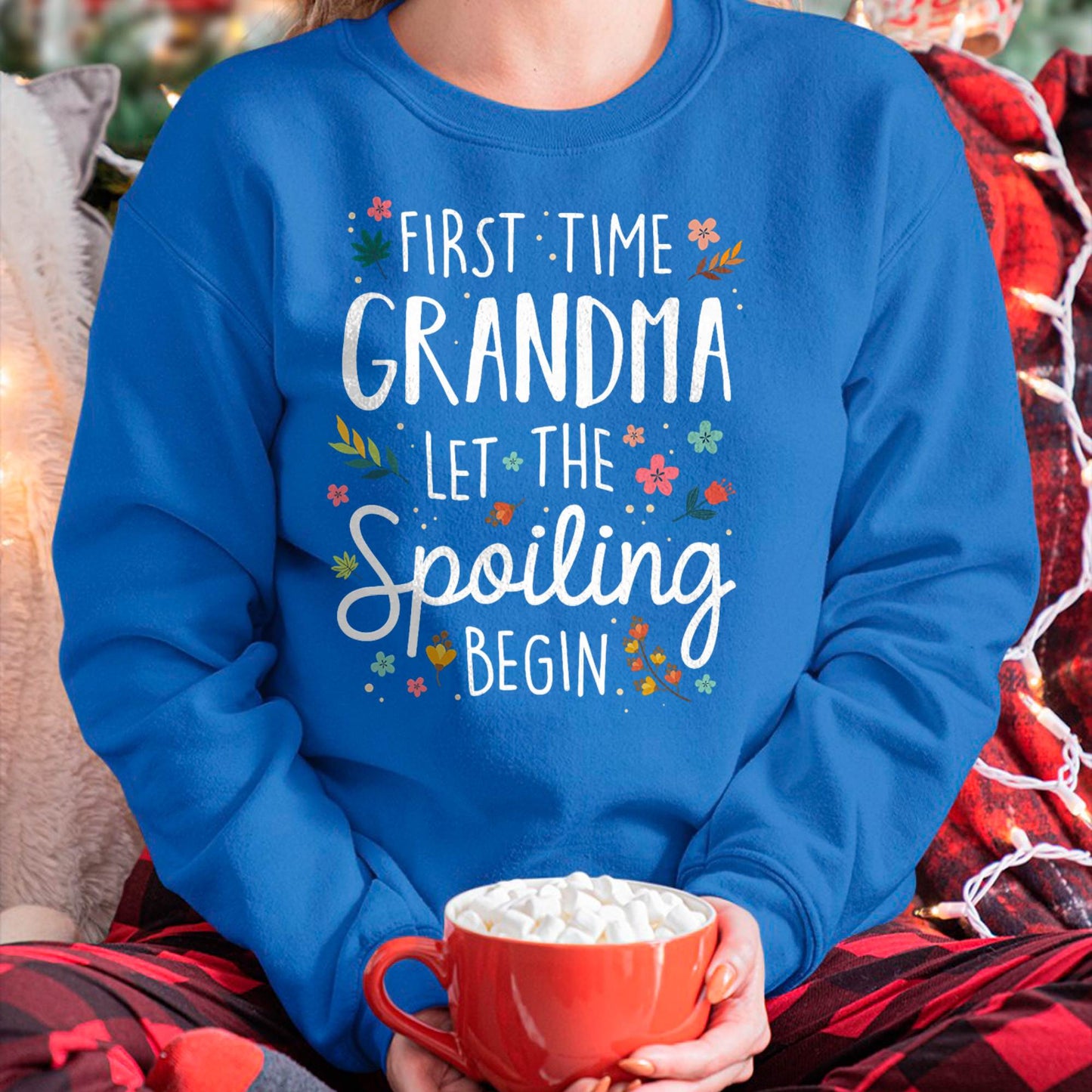 FIRST TIME GRANDMA T-SHIRT – PERFECT GIFT FOR NEW GRANDMAS - TLEE00 (SKU8-GRA00)