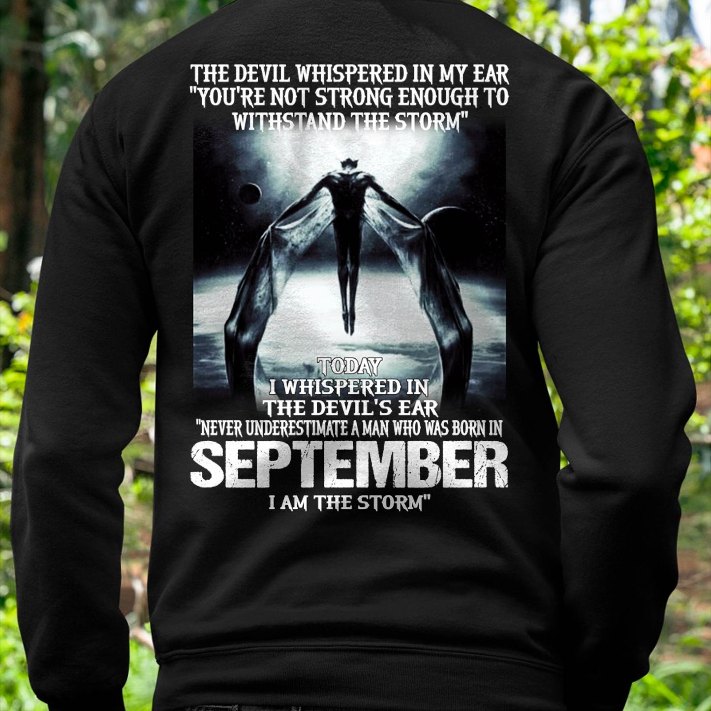 SEPTEMBER - THE DEVIL WHISPERED IN MY EAR - T-SHIRT FOR MAN - TLEE09 (SKU08-35-09)