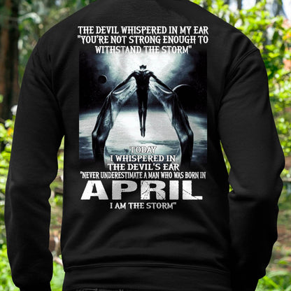 APRIL - THE DEVIL WHISPERED IN MY EAR - T-SHIRT FOR MAN - TLEE04 (SKU08-35-04)
