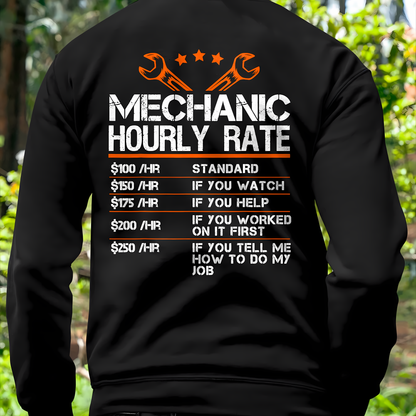 Mechanic Hourly Rate - Gift For Mechanic - TLEE (SKUM08-D01)