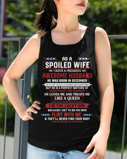 DECEMBER - AS A SPOILED WIFE  I HAVE A FREAKING AWESOME HUSBAND - FROM HUSBAND - TLEE12 (SKU12-290-12)
