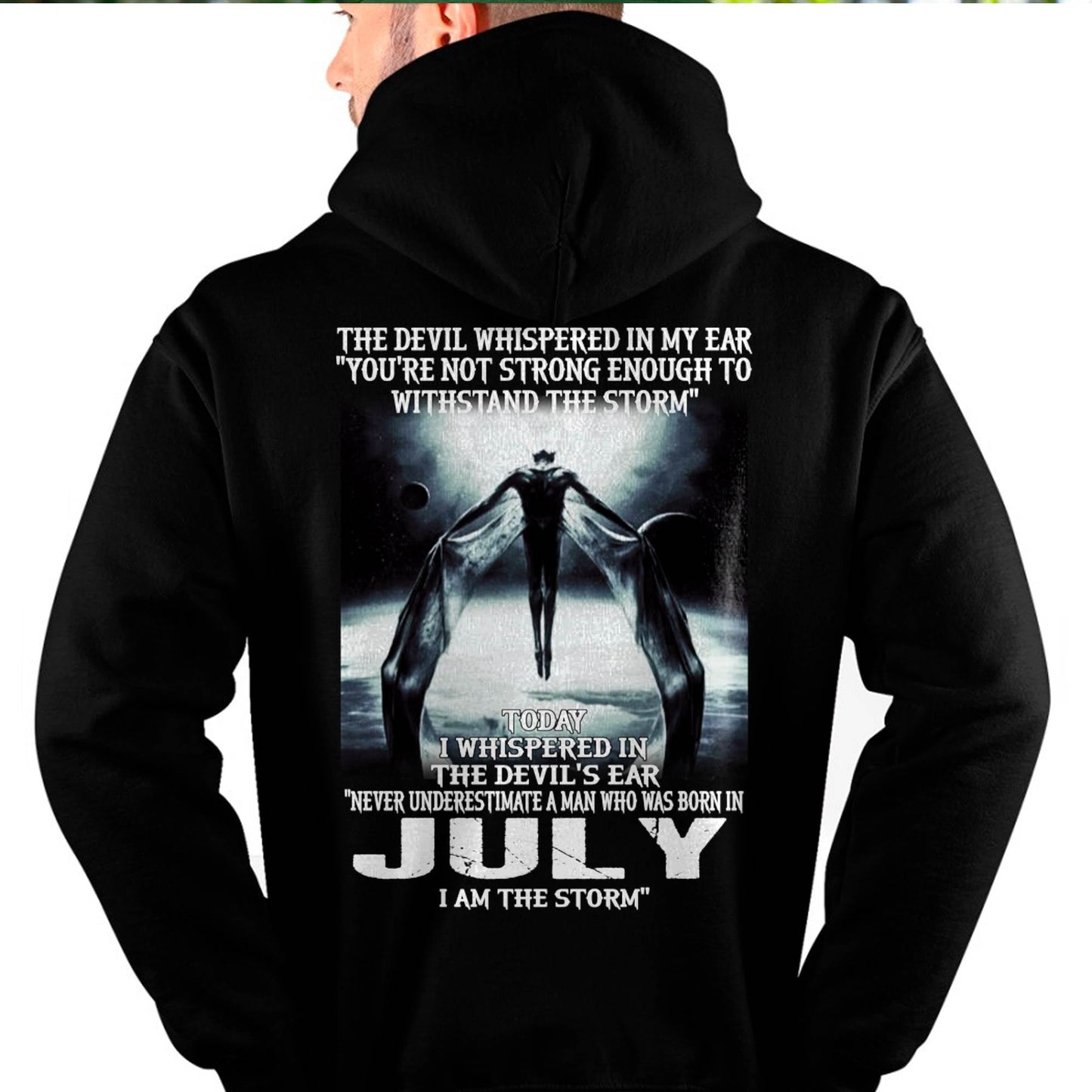 JULY - THE DEVIL WHISPERED IN MY EAR - T-SHIRT FOR MAN - TLEE07 (SKU08-35-07)