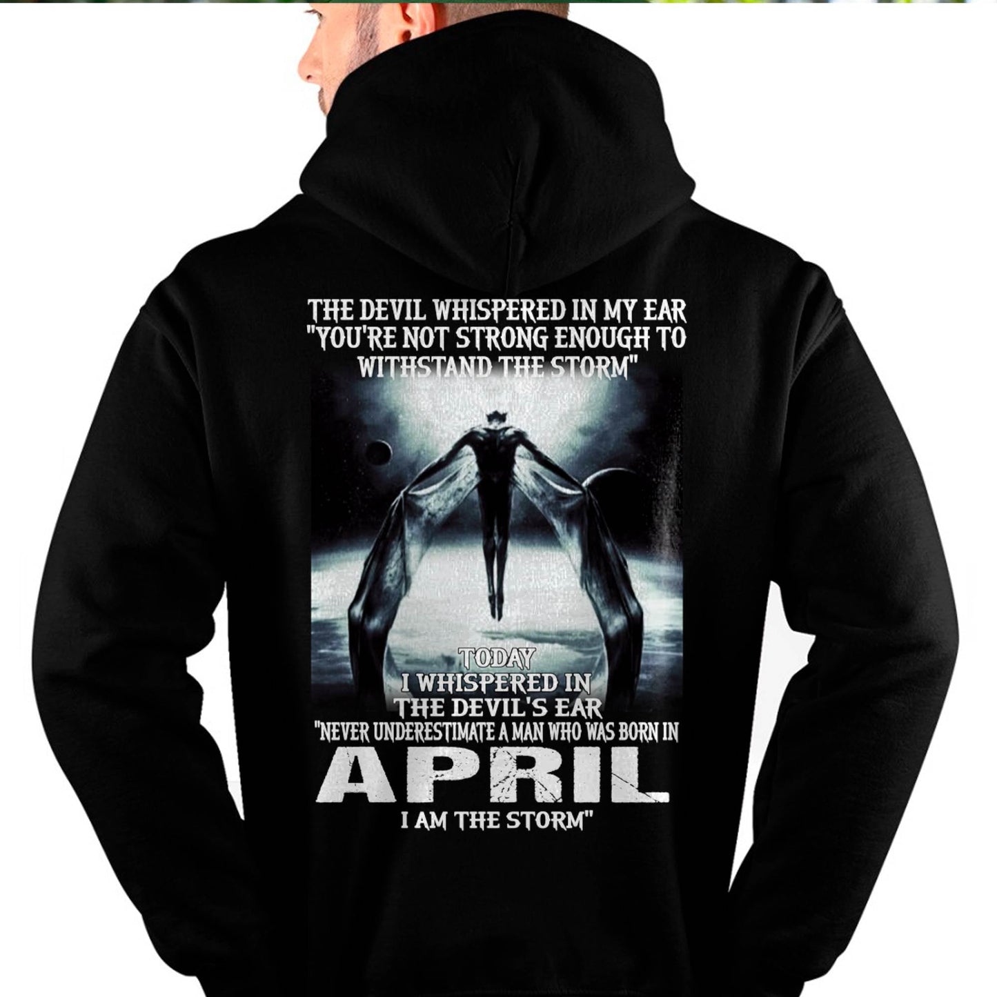 APRIL - THE DEVIL WHISPERED IN MY EAR - T-SHIRT FOR MAN - TLEE04 (SKU08-35-04)