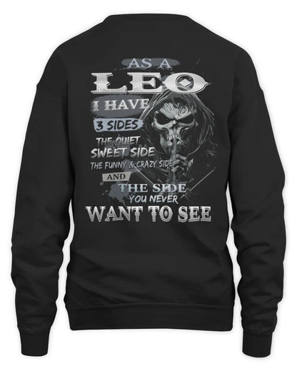 MEN'S LEO ZODIAC T-SHIRT – 3 PERSONALITY SIDES DESIGN - GIFT FOR MAN - TLEE00