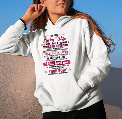 APRIL - YES! I’M A LUCKY WIFE BECAUSE I HAVE A FREAKING AWESOME HUSBAND - FROM HUSBAND - TLEE04 (SKU26T-01-08-04)