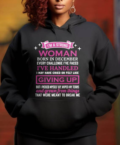 DECEMBER – I’M A STRONG WOMAN – I FALL, I CRY, BUT I NEVER GIVE UP - FOR WOMEN - TLEE12 (SKU10-66-12)