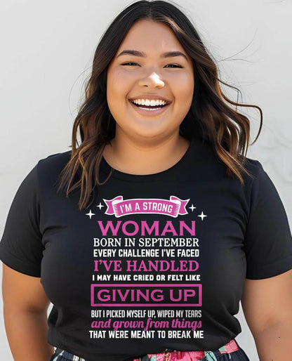 SEPTEMBER – I’M A STRONG WOMAN – I FALL, I CRY, BUT I NEVER GIVE UP - FOR WOMEN - TLEE09 (SKU10-66-09)