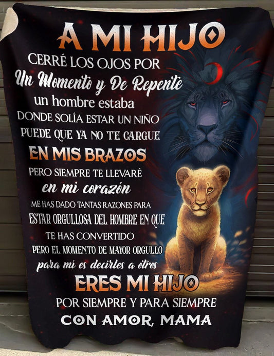 MANTA PARA HIJO – REGALO DE COMODIDAD Y CALOR DE MAMÁ Manta acolchada de forro polar Sherpa NTTDsp