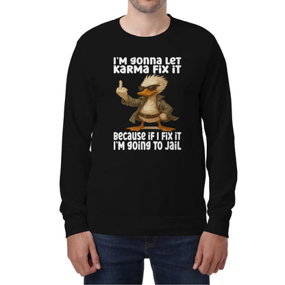 FUNNY DUCK KARMA TEE – LIMITED ATTITUDE EDITION - GIFT FOR MAN - TLEE00