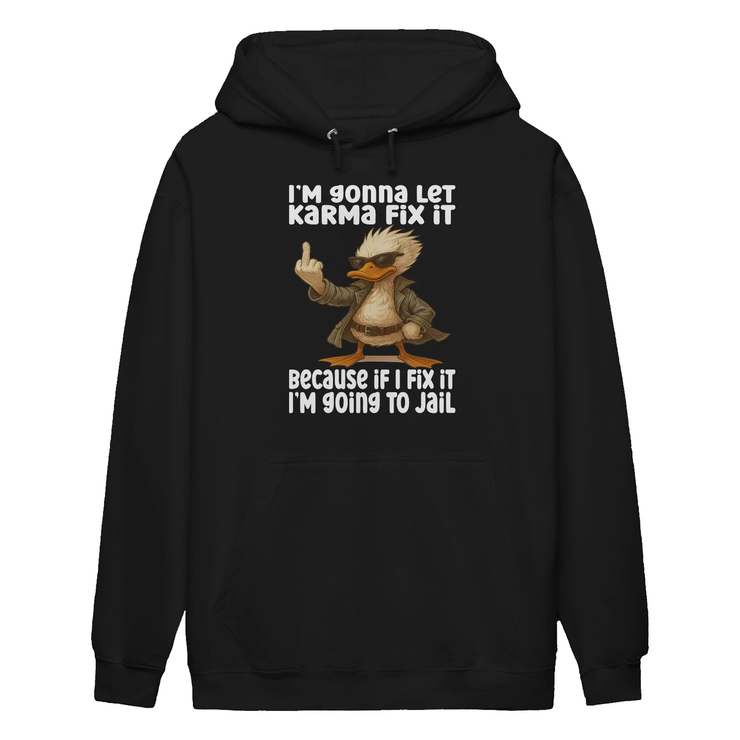 FUNNY DUCK KARMA TEE – LIMITED ATTITUDE EDITION - GIFT FOR MAN - TLEE00