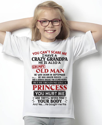 SEPTEMBER - YOU CAN'T SCARE ME I HAVE A CRAZY GRANDPA HE IS ALSO A GRUMPY OLD MAN - FROM GRANDPA - TLEE09 (SKU09-143-09)