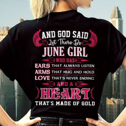 JUNE GIRL – EARS THAT LISTEN ARMS THAT HUG LOVE NEVER ENDING HEART OF GOLD - FOR WOMEN - TLEE06 (SKU09-75-06)