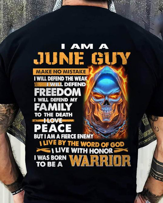 JUNE - A WARRIOR BY BLOOD, A BELIEVER BY HEART - GIFT FOR MAN - TLEE06 (SKU10-51-06)