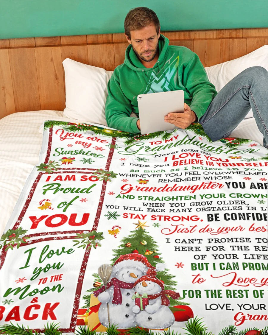 Special Gift For Your Granddaughter Blanket - From Grandma