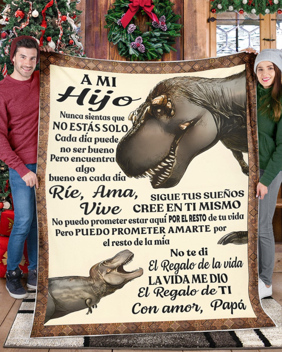 Manta para Hijo – Regalo de Consuelo y Calidez de Papá Manta Acolchada de Forro Polar Sherpa NTTDsp (SKUB11-63)