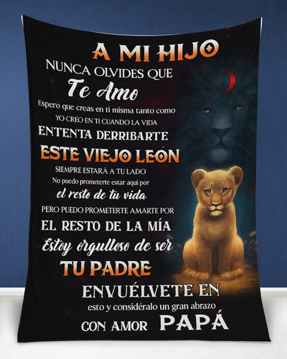 Manta para Hijo – Regalo de Consuelo y Calidez de Papá Manta Acolchada de Forro Polar Sherpa NTTDsp (SKUB11-72)