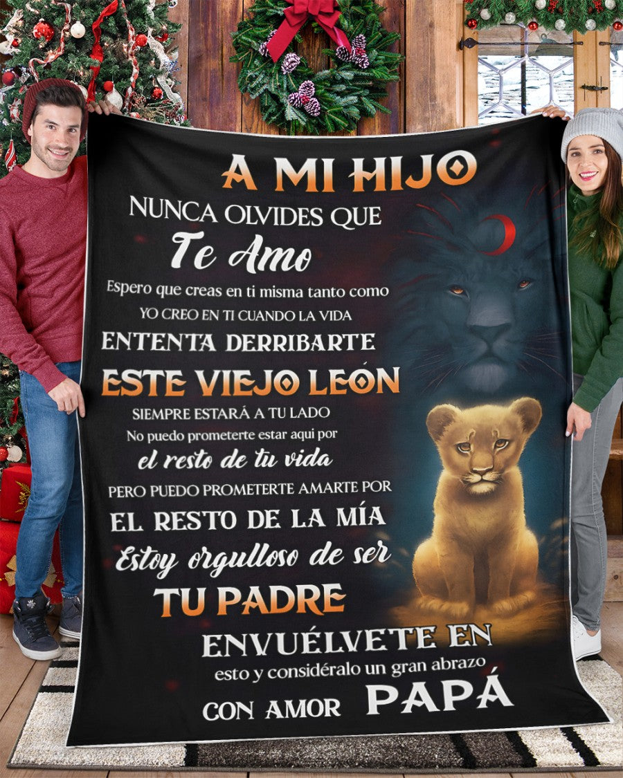 Manta para Hijo – Regalo de Consuelo y Calidez de Papá Manta Acolchada de Forro Polar Sherpa NTTDsp (SKUB11-72)