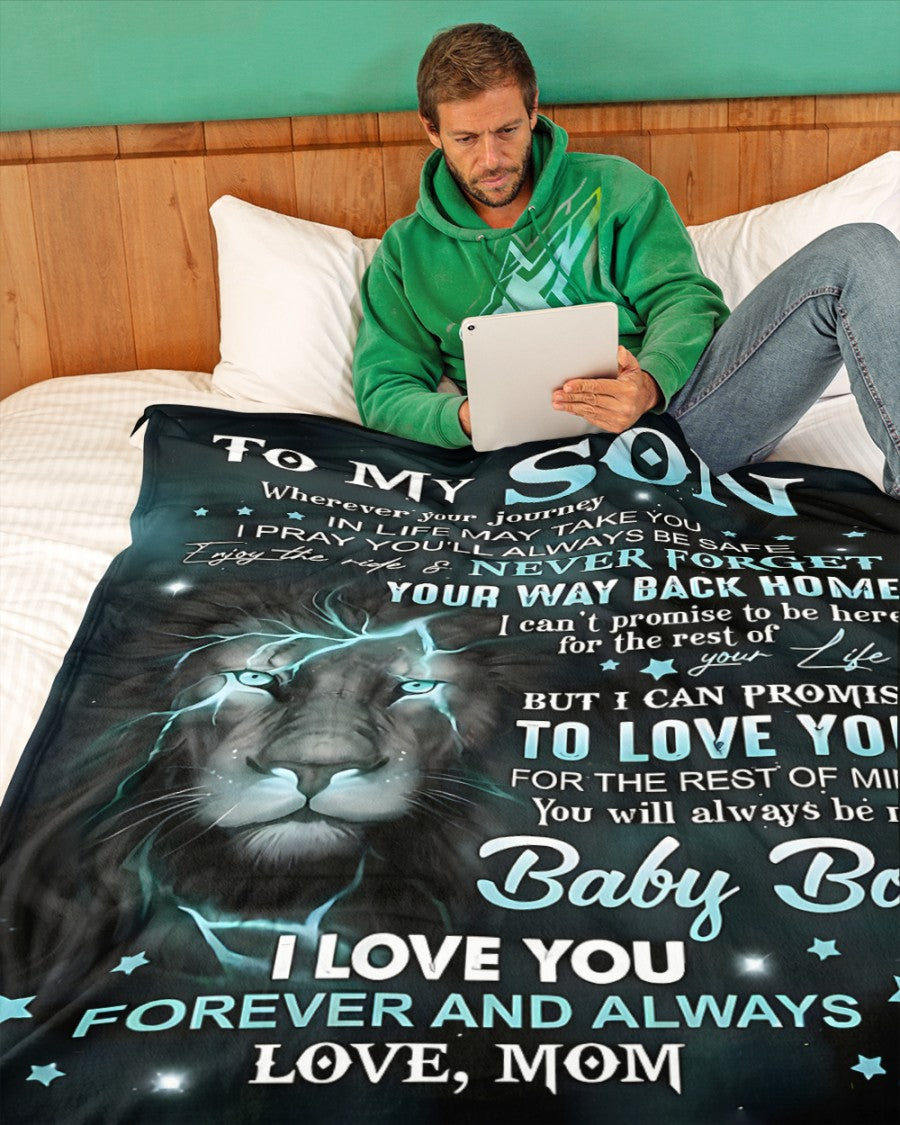 Special Gift For Your Son Blanket - From Mom (SKUB11-64) FULL