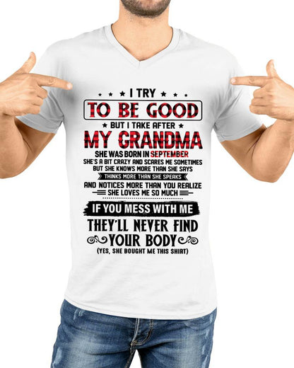 SEPTEMBER - I TRY TO BE GOOD BUT I TAKE AFTER MY GRANDMA - FROM GRANDMA - TLEE09 (SKU07-102-09)