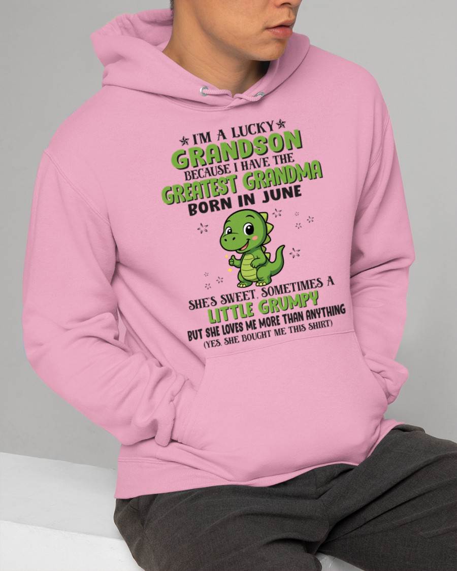 JUNE - I'M A LUCKY GRANDSON BECAUSE I HAVE THE GREATEST GRANDMA - FROM GRANDMA - TLEE06 (SKU09-86-06)