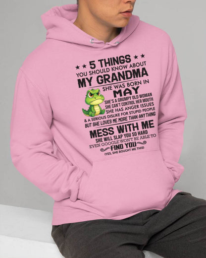 MAY - 5 THINGS YOU SHOULD KNOW ABOUT MY GRANDMA – AND YOU'D BETTER NOT MESS WITH ME - FROM GRANDMA - TLEE05 (SKU10-06-05)