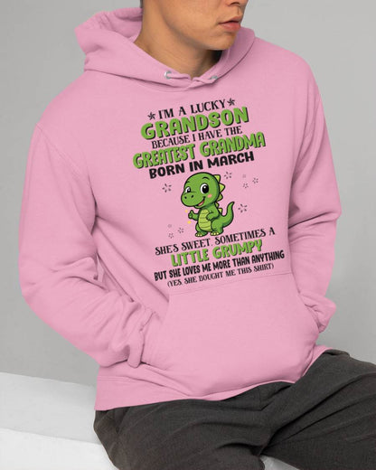 MARCH - I'M A LUCKY GRANDSON BECAUSE I HAVE THE GREATEST GRANDMA - FROM GRANDMA - TLEE03 (SKU09-86-03)