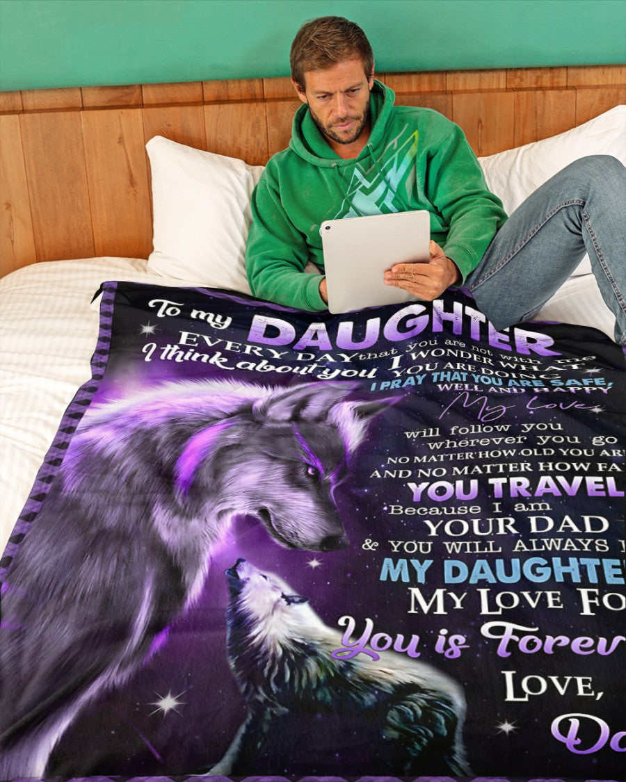 Special Gift For Your Daughter Blanket - From Dad (SKUB11-153)