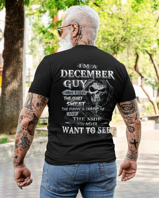 DECEMBER - I HAVE 3 SIDES - T-SHIRT FOR MAN - TLEE12 (SKU07-60-12)
